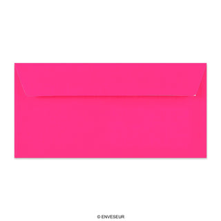 Neonově růžová obálka 110x220 mm (DL)