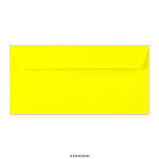 Neonově žlutá obálka 110x220 mm (DL)