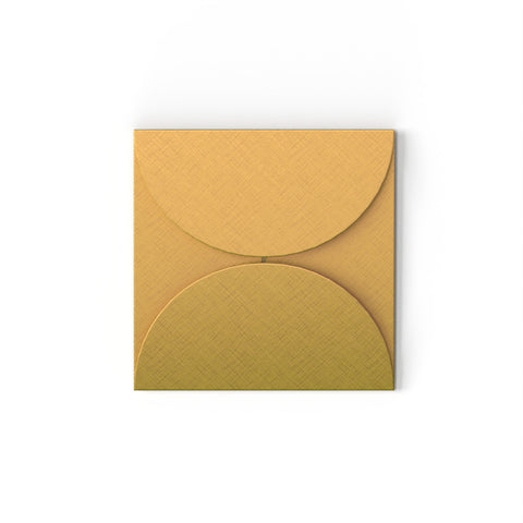 Pouchette Envelopes Gold 145 x 145 mm