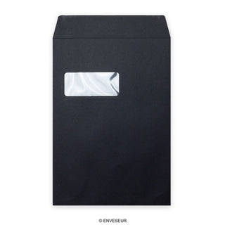 Černá Post Marque obálka 324x229 mm (C4)