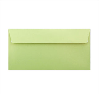 Pearlescent Envelopes Green Lime 110 x 220 mm (DL) Peel and Seal