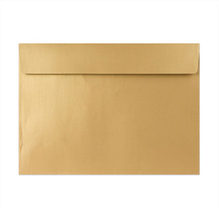 Pearlescent Envelopes Gold 229 x 324 mm (C4) Peel and Seal