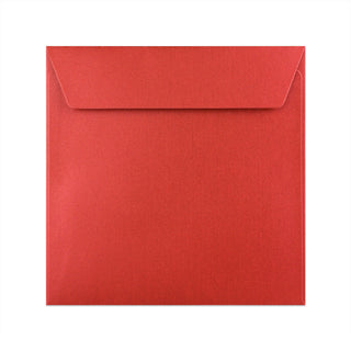 Pearlescent Envelopes Red 155 x 155 mm Peel and Seal