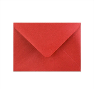 Pearlescent Envelopes Red 82 x 113 mm (C7) Gummed
