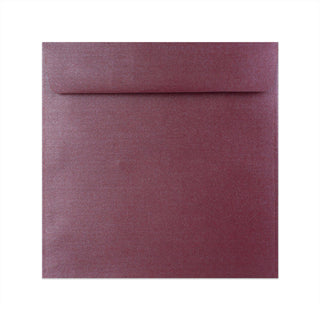 Pearlescent Envelopes Bordeaux 170 x 170 mm Peel and Seal