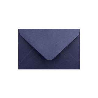 Pearlescent Envelopes Dark Blue 62 x 94 mm Gummed