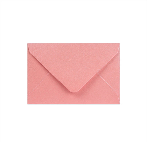 Pearlescent Envelopes Pink 62 x 94 mm Gummed