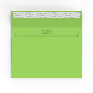 Creative Colour Peel & Seal Envelopes Green 162 x 229 mm (C5)