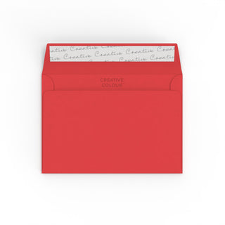 Creative Colour Peel & Seal Envelopes Red 114 x 162 mm (C6)