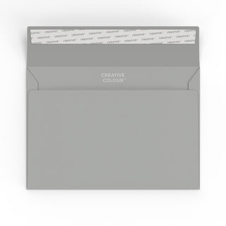 Creative Colour Peel & Seal Envelopes Grey 162 x 229 mm (C5)