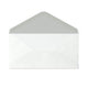 DL White Hammer Gummed V-Flap Envelope (110 x 220mm)