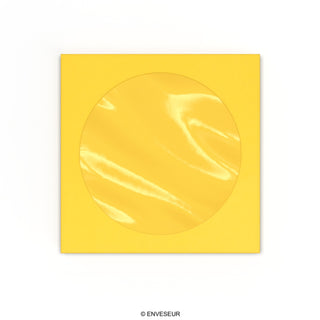 CD Window Envelopes Yellow 85 x 85 mm