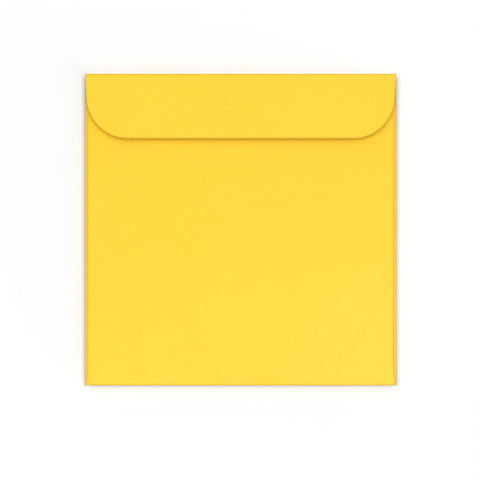 CD Window Envelopes Yellow 85 x 85 mm