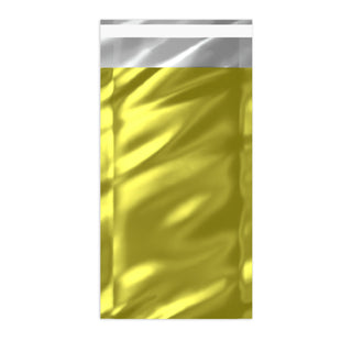Metallic Finish Foil Bags Gold 229 x 114 mm