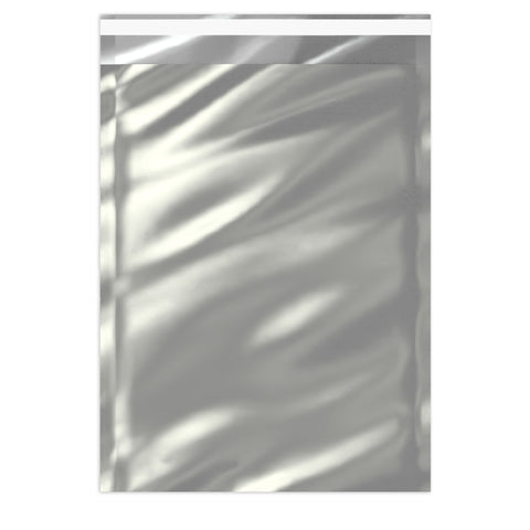Metallic Finish Foil Bags Silver 324 x 229 mm (C4)