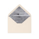 Paper Lined Envelopes Ivory + Silver Foil 114 x 162 mm (C6)