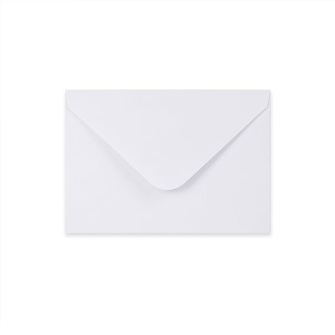 Paper Lined Envelopes White + White Fancy Paper 114 x 162 mm (C6)
