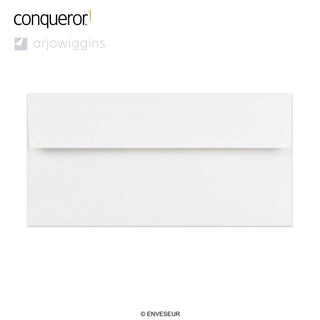 Zářivě bílá obálka Conqueror 110x220 mm (DL)