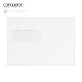 Zářivě bílá obálka Conqueror 162x229 mm (C5)