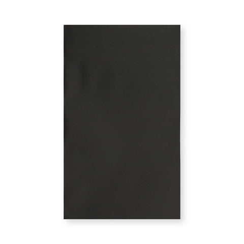Matt Finish Foil Bags Black 162 x 114 mm (C6)